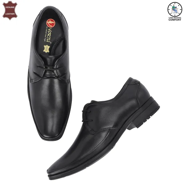 Black_Genuine_Leather_Comfortable_Lace-up_Shoes