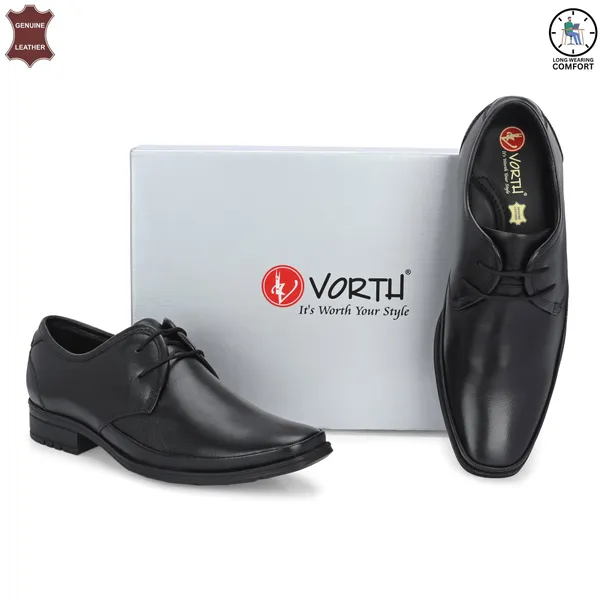 Black_Genuine_Leather_Comfortable_Lace-up_Shoes