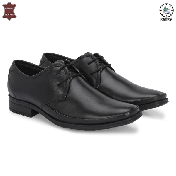 Black_Genuine_Leather_Comfortable_Lace-up_Shoes