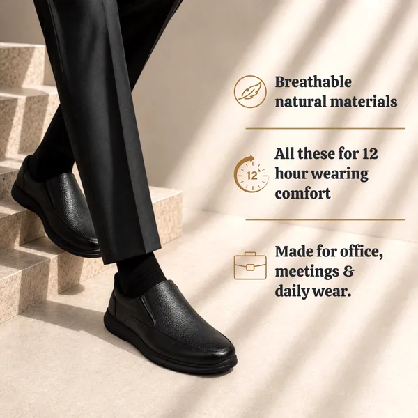 Hands-Free_No_Bend_On-The-Go_Sneakers_|_12_Hours_Comfort_for_Men_|_Vorth_19805_Black_Leather_Sneakers
