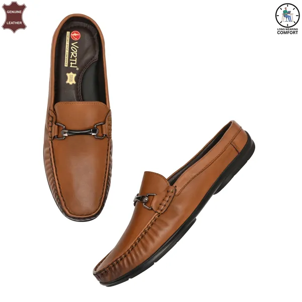 Tan_Genuine_Leather_Ultra_Flexible_Easy_Slip_Loafers_For_Men