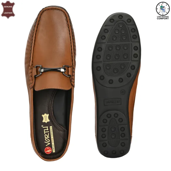 Tan_Genuine_Leather_Ultra_Flexible_Easy_Slip_Loafers_For_Men