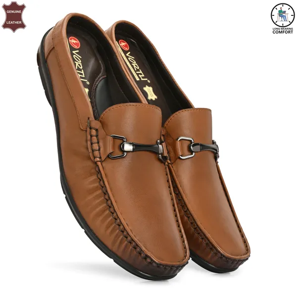 Tan_Genuine_Leather_Ultra_Flexible_Easy_Slip_Loafers_For_Men