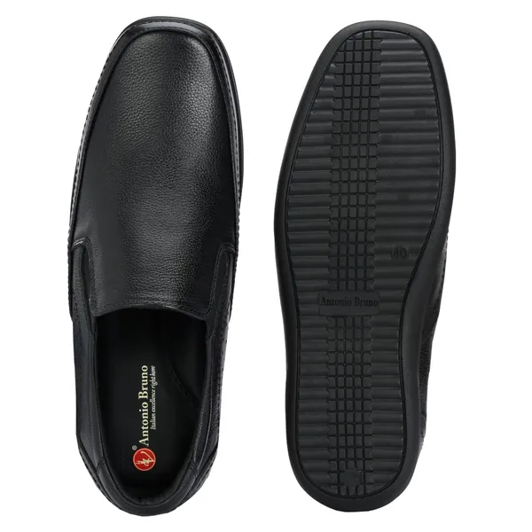 Black_Stylish_Genuine_Leather_Slip-on_Shoes_For_Men
