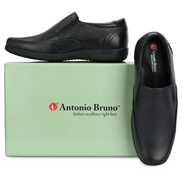 Black_Stylish_Genuine_Leather_Slip-on_Shoes_For_Men