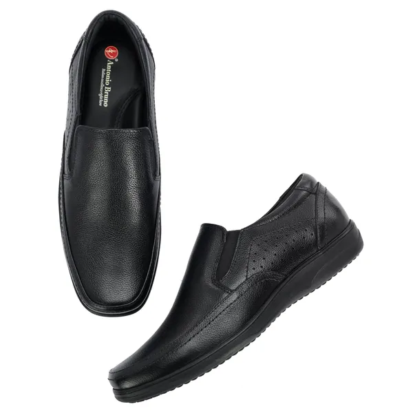Black_Stylish_Genuine_Leather_Slip-on_Shoes_For_Men