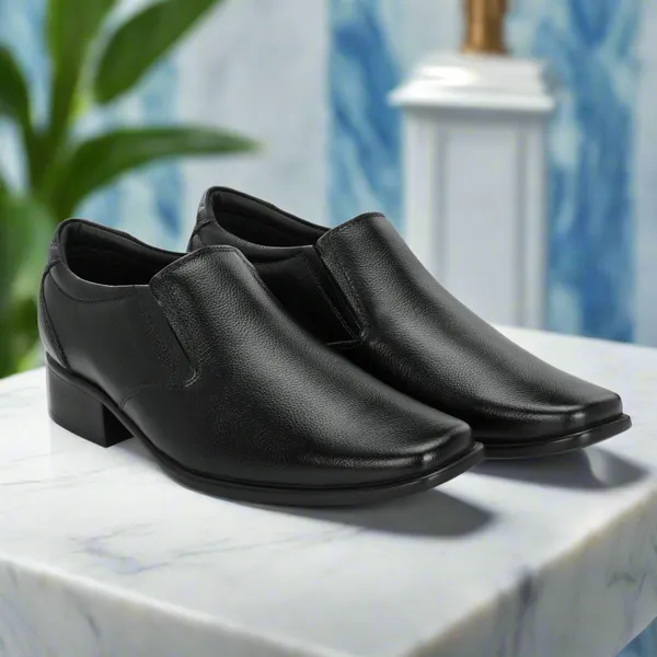 Black_Comfortable_High_Heel_Genuine_Leather_Slip_on_Shoes_for_Men