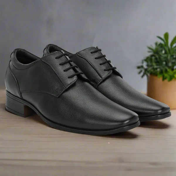 Black_Comfortable_Genuine_Leather__Lace-up_Shoes_for_Men