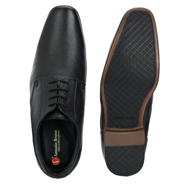 Black_Comfortable_Genuine_Leather__Lace-up_Shoes_for_Men