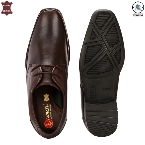 Brown_Genuine_Leather_Sleek_Lace-up_Shoes_for_Men