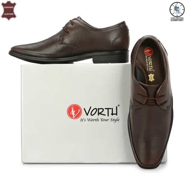 Brown_Genuine_Leather_Sleek_Lace-up_Shoes_for_Men