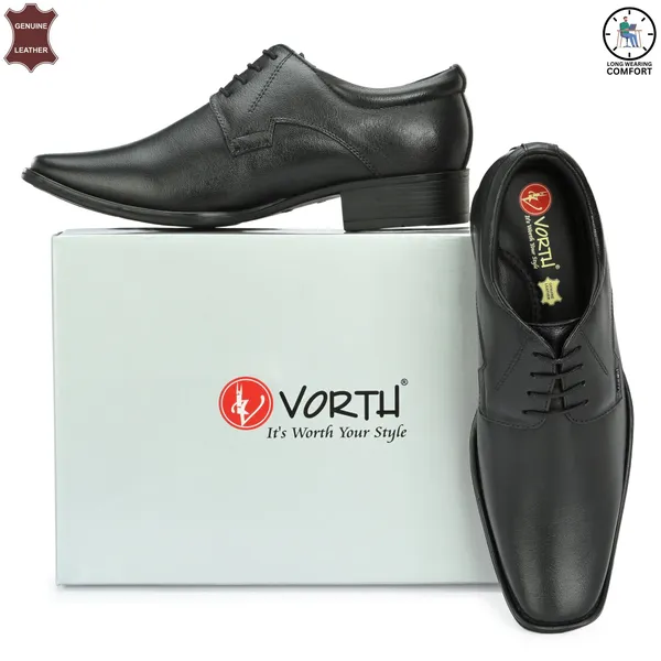 Black_Genuine_Leather_Office_Wear_Lace_Up_Shoes_For_Men