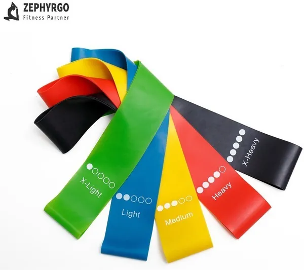 _Zephyrgo_Resistance_Loop_Band_Set_Of_5_Workout_Equipment_For_Yoga,_Stretching_&_Aerobic_Fitness_Band_(Pack_Of_5)