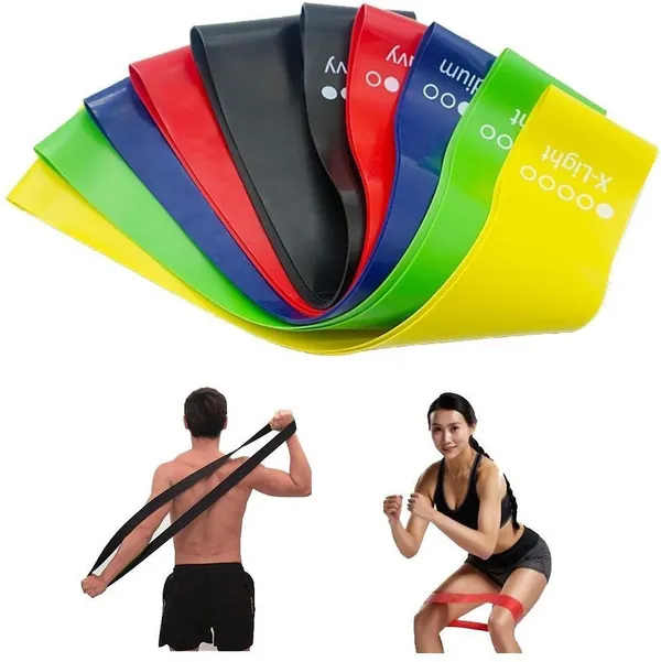 _Zephyrgo_Resistance_Loop_Band_Set_Of_5_Workout_Equipment_For_Yoga,_Stretching_&_Aerobic_Fitness_Band_(Pack_Of_5)