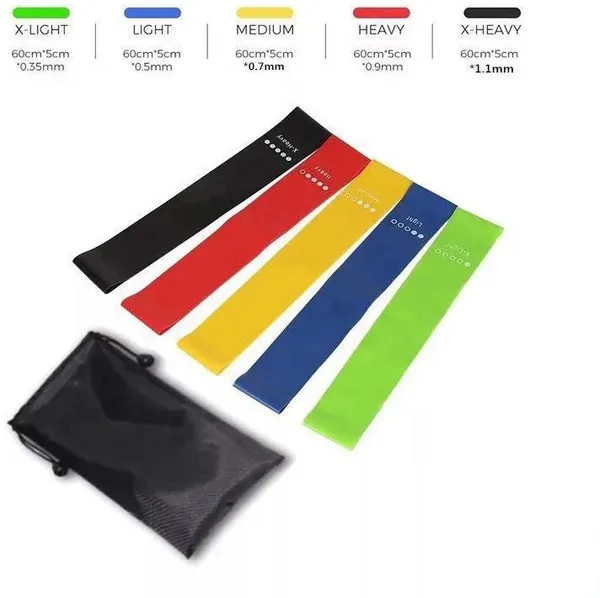 _Zephyrgo_Resistance_Loop_Band_Set_Of_5_Workout_Equipment_For_Yoga,_Stretching_&_Aerobic_Fitness_Band_(Pack_Of_5)