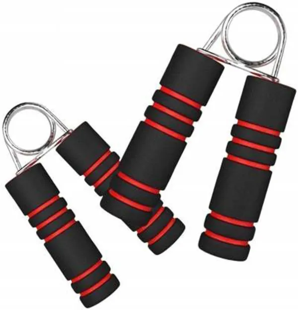 Red_Seplender_Chrome_Plated_Steel_Handgrip_-_2_Piece_Hand_Grip/Fitness_Grip