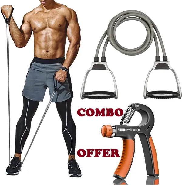 Manrom_Combo_Adjustable_Hand_Grip_Strengthener_And_Toning_Tube_Hand_Grip/Fitness_Grip