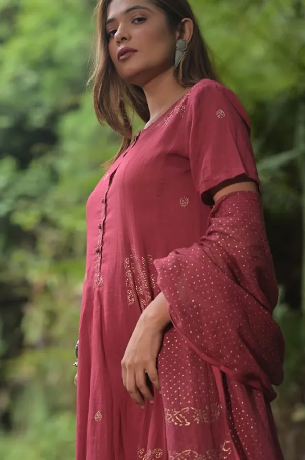 Mrignayani-Maroon_Cotton_Suit_Set