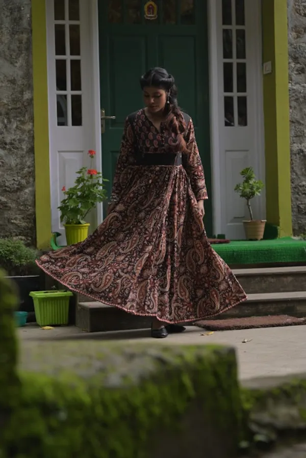 Skandha-Bagru_Print_Cotton_Dress