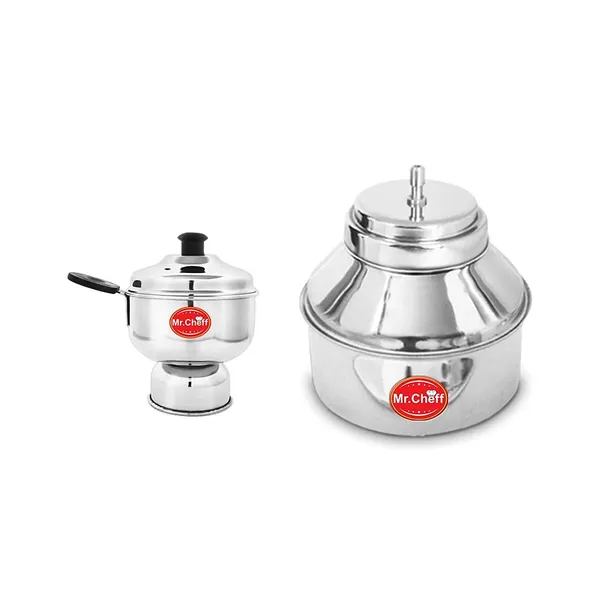Silver_Stainless_Steel_Premium_&_Elegant_Puttu_Cooker_&_Chiratta_Puttu_Maker_(Pack_Of_2)