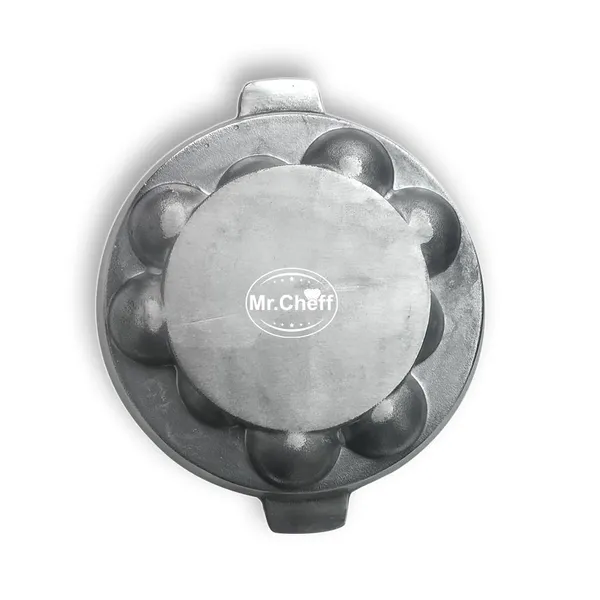 Silver_Aluminium_&_Indolium_Moulded_Premium_&_Elegant_Uniappam_Paniyaram_12_Cavity_Flat