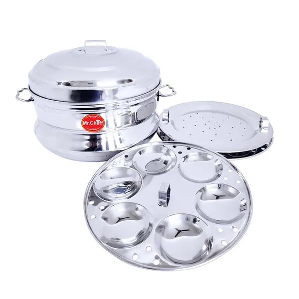 Silver_Stainless_Steel_Premium_&_Elegant_S_S_Idly_Maker_3Pl
