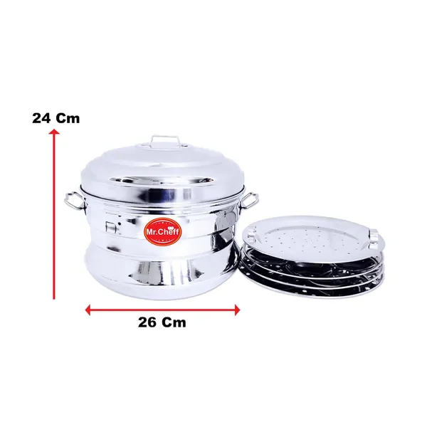 Silver_Stainless_Steel_Premium_&_Elegant_S_S_Idly_Maker_4Pl