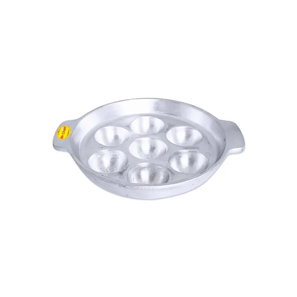 Silver_Aluminium_&_Indolium_Moulded_Premium_&_Elegant_Uniappam_&_Paniyaram_7_Cavity_Ring