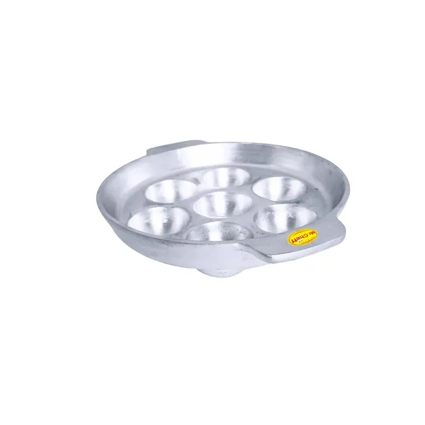 Silver_Aluminium_&_Indolium_Moulded_Premium_&_Elegant_Uniappam_&_Paniyaram_7_Cavity_Ring