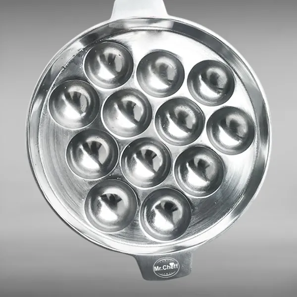 Silver_Aluminium_&_Indolium_Moulded_Premium_&_Elegant_Uniappam_Paniyaram_12_Cavity_Flat