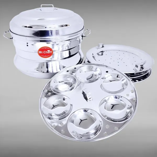 Silver_Stainless_Steel_Premium_&_Elegant_S_S_Idly_Maker_4Pl