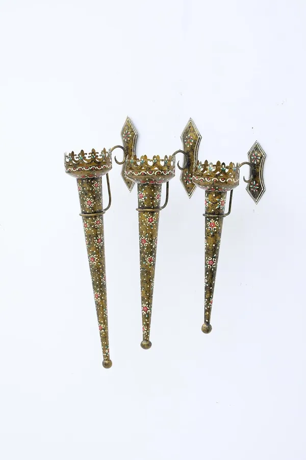 Metal_Antique_Iron_Wall_Painted_Mashal_Olympic_Torch_Diya_Candle_Holder