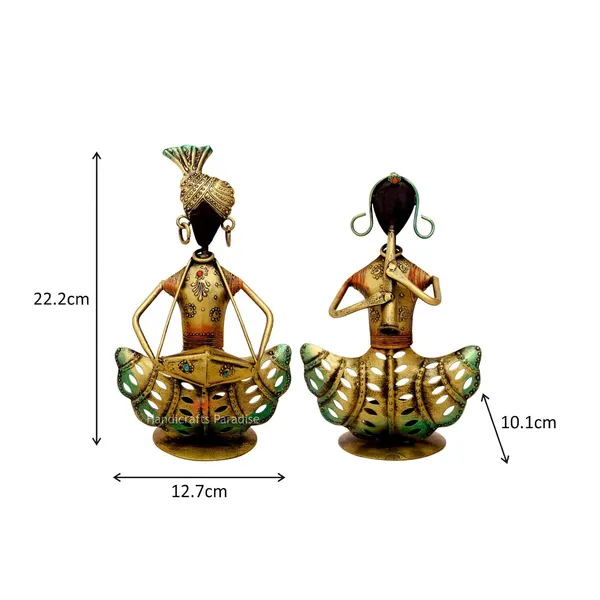 IRON_PAINTED_TEA_LIGHT_LADY_/_SARDAR_(S_/_2)