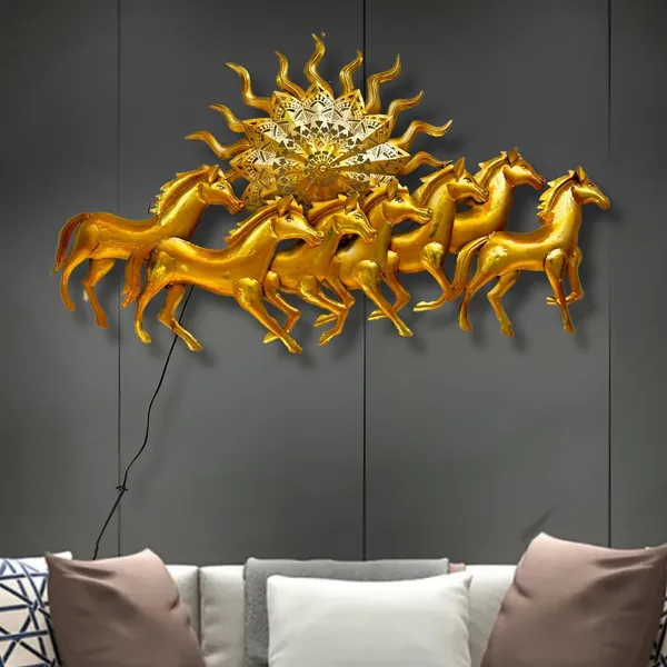 Metal_Large_3D_Golden_Seven_Horses_Runing_Behind_Sunrise_With_Led_Lights_Wall_Decorations_(50_x_32_Inch)
