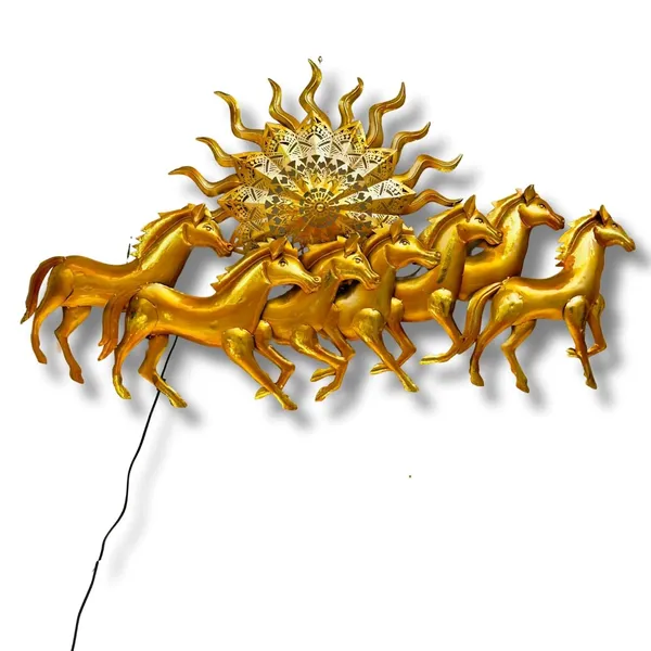 Metal_Large_3D_Golden_Seven_Horses_Runing_Behind_Sunrise_With_Led_Lights_Wall_Decorations_(50_x_32_Inch)
