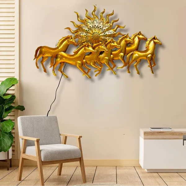 Metal_Large_3D_Golden_Seven_Horses_Runing_Behind_Sunrise_With_Led_Lights_Wall_Decorations_(50_x_32_Inch)