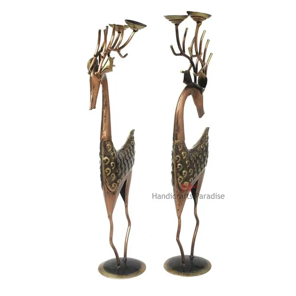 Iron_Deer_Candle_Holder_Showpiece