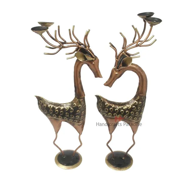 Iron_Deer_Candle_Holder_Showpiece