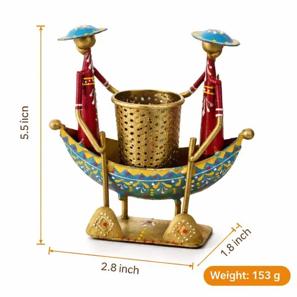 IRON_PAINTED_2_MEN_BOAT_PEN_STAND