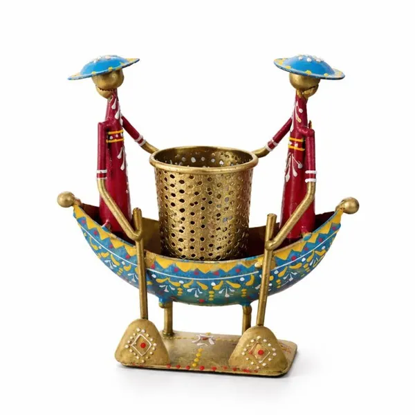IRON_PAINTED_2_MEN_BOAT_PEN_STAND