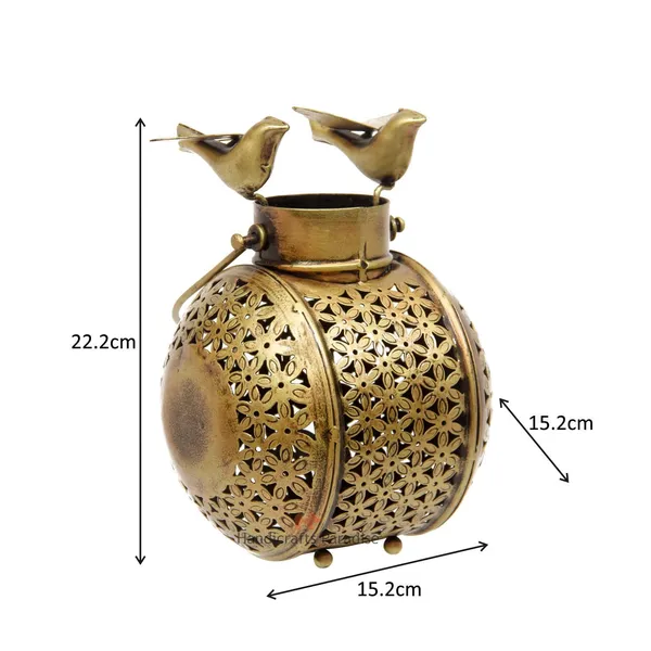 IRON_PAINTED_TEA_LIGHT_LANTERN_WITH_/_BIRD