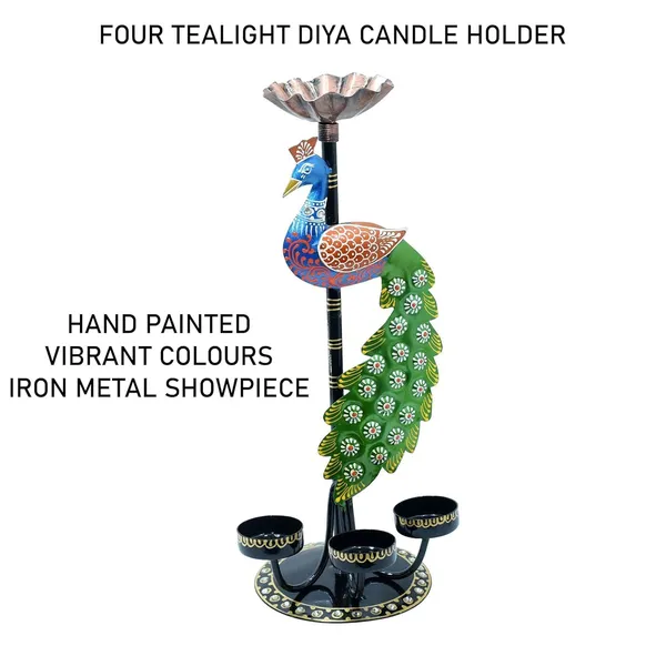 IRON_PAINTED_TEA_LIGHT_PEACOCK_(_S_/_2_)