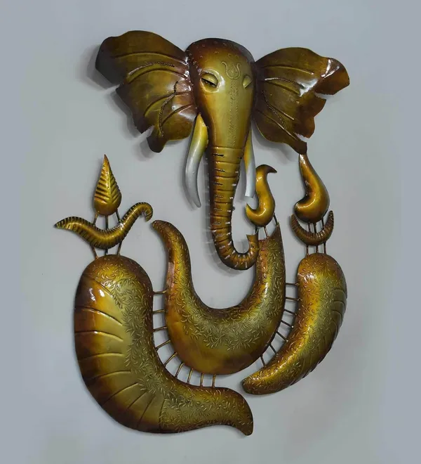 Metal_Lord_Ganesha_Wall_Art_Decor_Sculpture_Hanging_Large_Big_With_Led_(40_x_50_Inch)
