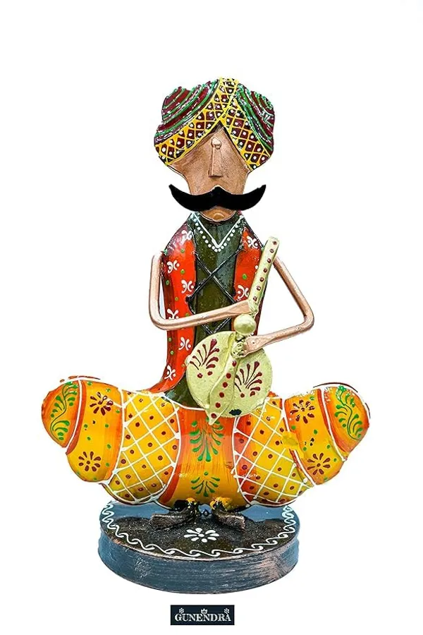 IRON_PAINTED_Musician_Rajasthani_SITTING_MEN_(SET_OF_3)_MINI