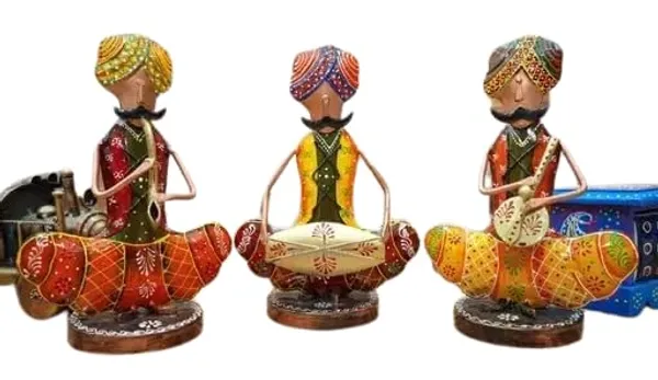 IRON_PAINTED_Musician_Rajasthani_SITTING_MEN_(SET_OF_3)_MINI
