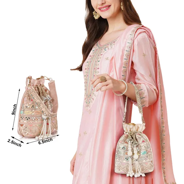 Cream_Velvet_SilkEmbroidery_Ethnic_Wedding_Party_Handheld_Potli_For_Women