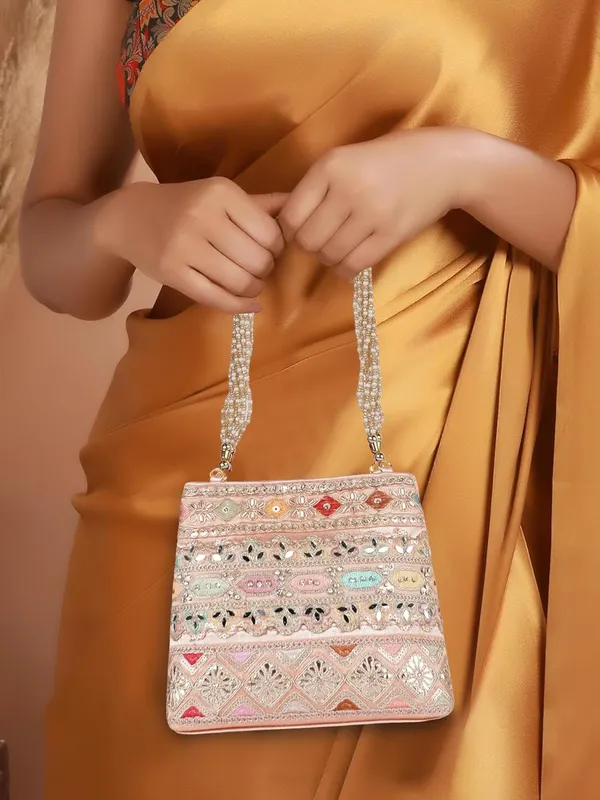 Pink_Velvet_Silk__Embroidery_Ethnic_Wedding_Party_Handheld_Potli_For_Women,_Pink