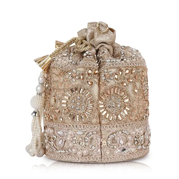 Gold_Velvet_Silk__Embroidery__Ethnic_Wedding_Party_Handheld_Potli_For_Women,_Brown