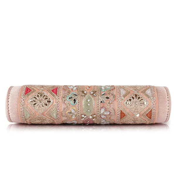 Pink_Velvet_Silk__Embroidery__Wedding_Party_Handheld_Potli_For_Women