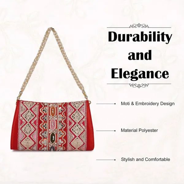 Red_Velvet_Silk__Embroidery__Wedding_Party_Handheld_Potli_For_Women